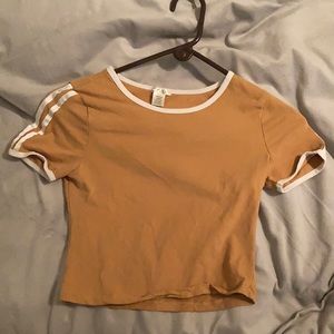 Mustard Yellow Crop Top
